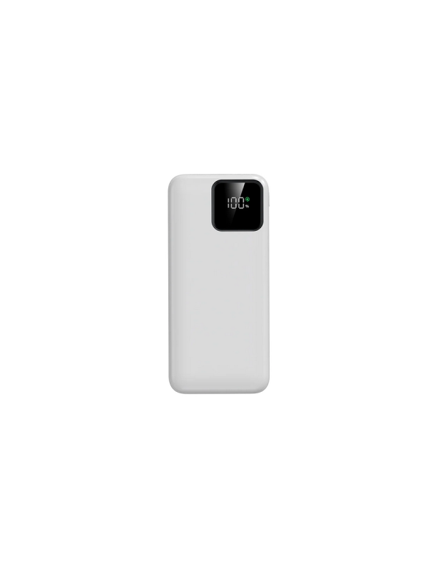 Внешний АКБ Aksberry E101 Violet  быстрая зарядка PD22.5W/QC22.5W с дисплеем 10000mAh (белый)